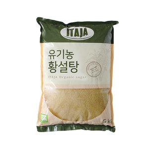 이타자 유기농 황설탕 5kg(비정제)